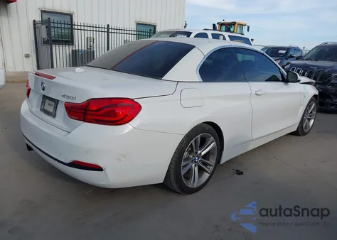 2018 BMW 430I z USA, uszkodzony, nr VIN WBA4Z1C59JEC58722